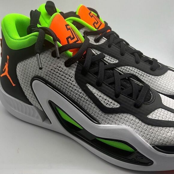 Nike Jordan Tatum 1 White | Orange| Black Home Team DZ3324 108 NWB Men Size 10.5 - Picture 2 of 13